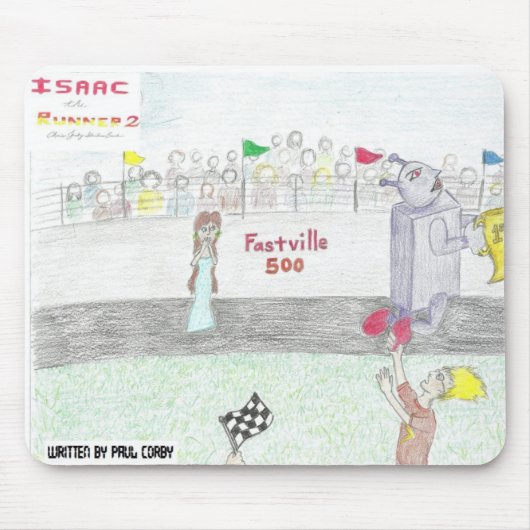 Isaac das Läufer 2 mousepad (Vorne)