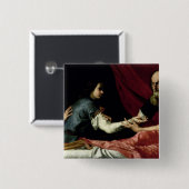 Isaac, der Jakob, 1637 segnet Button (Vorne & Hinten)