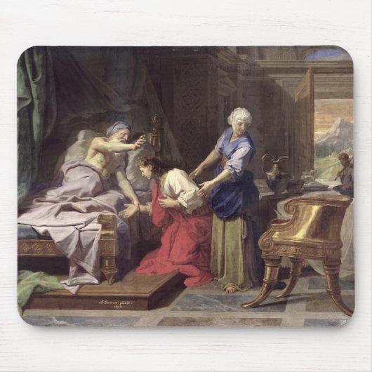 Isaac, der Jakob, 1692 segnet Mousepad (Vorne)