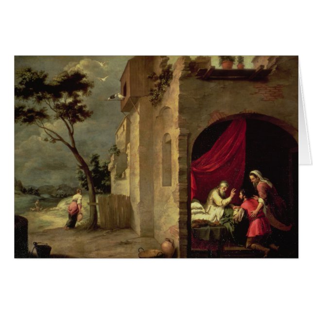 Isaac, der Jakob segnet (Vorderseite (Horizontal))