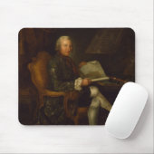 Isaac Egmont von Chasot an seinem Schreibtisch, Mousepad (Mit Mouse)