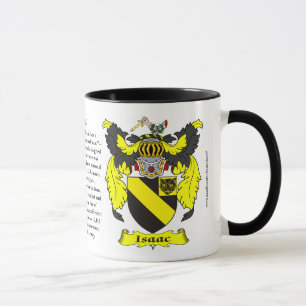 Isaac-Familien-Wappen Tasse