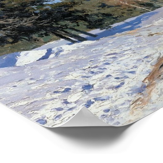 Isaac Levitan - März Poster (Ecke)