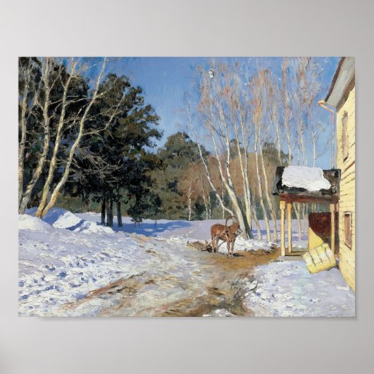 Isaac Levitan - März Poster (Vorne)