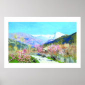 Isaac Levitan. "Springtime"-Malerei Poster (Vorne)