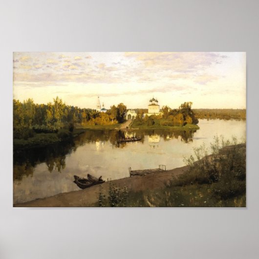 Isaac Levitan - Vesper chimes Poster (Vorne)