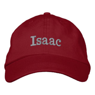 Isaac Name bestickt, Bestickte Baseballkappe