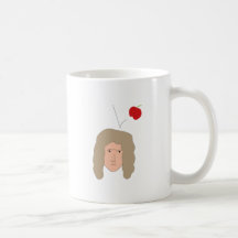 Isaac Newton Apfel Physik Wissenschaft Humor
