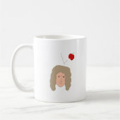 Isaac Newton Apple Physics Science Humor Kaffeetasse (Links)
