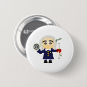 Isaac Newton Button (Vorne & Hinten)