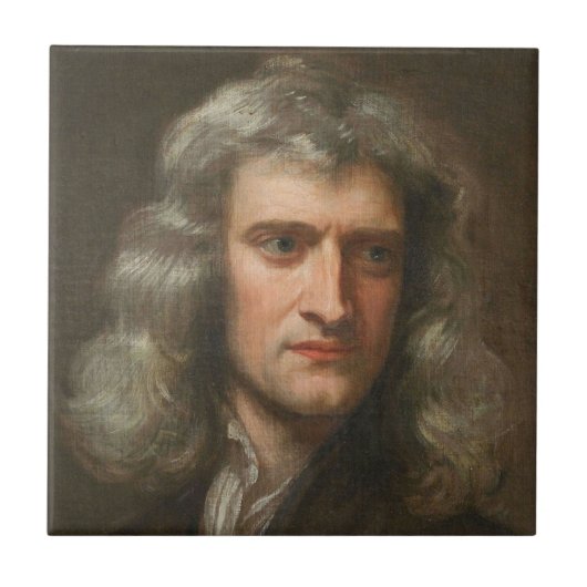Isaac Newton Fliese (Vorderseite)