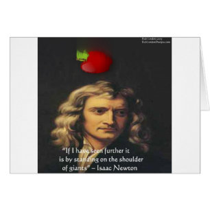Isaac Newton "Giants Shoulders" Wisdom Gifts & Tee