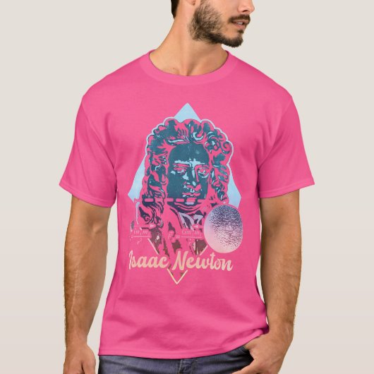 Isaac Newton Gravitation Physik Physik Science T-Shirt (Vorderseite)