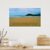 Isaac Newton ISPIRATIONAL QUOTATION Poster (Küche)