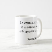 Isaac Newton Kaffeetasse (VorderseiteRechts)