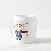 Isaac Newton Kaffeetasse (Vorderseite Links)