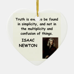 Isaac Newton Keramikornament