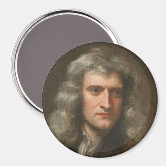 Isaac Newton Magnet (Vorderseite/Rückseite)
