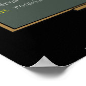 Isaac Newton Mathematics Poster (Ecke)