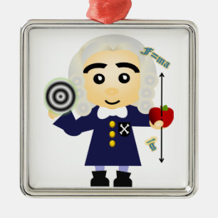 Isaac Newton Ornament Aus Metall