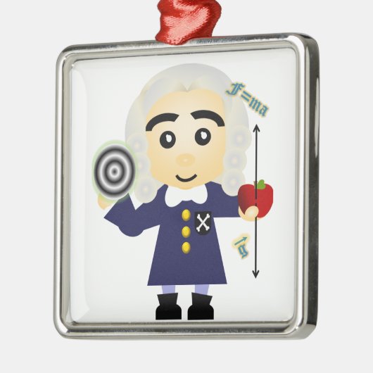 Isaac Newton Ornament Aus Metall (Links)