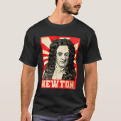 Isaac Newton Physiker Physik Science Astronomie T-Shirt (Vorderseite)
