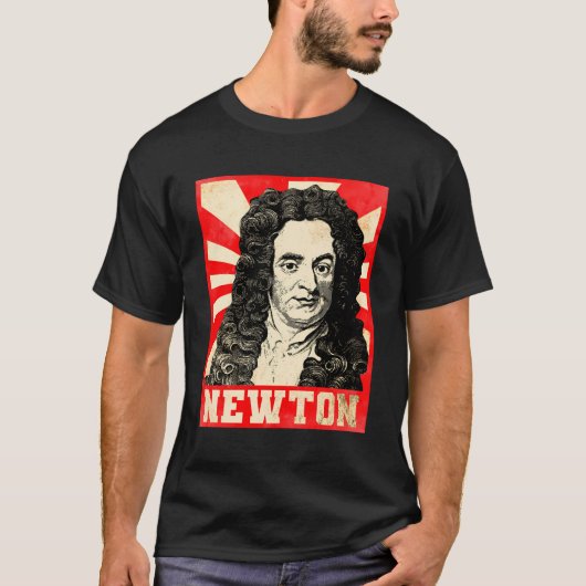 Isaac Newton Physiker Physik Science Astronomie T-Shirt (Vorderseite)