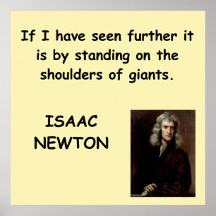 Isaac Newton Poster