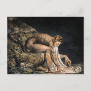 Isaac Newton Postkarte