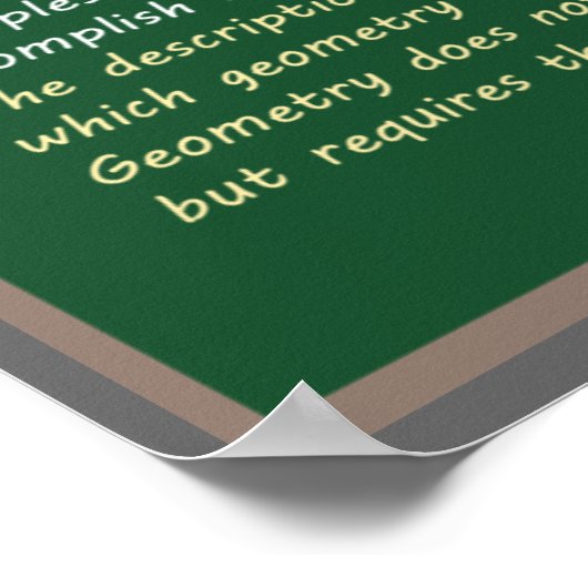 Isaac Newton Quotes Poster (Ecke)