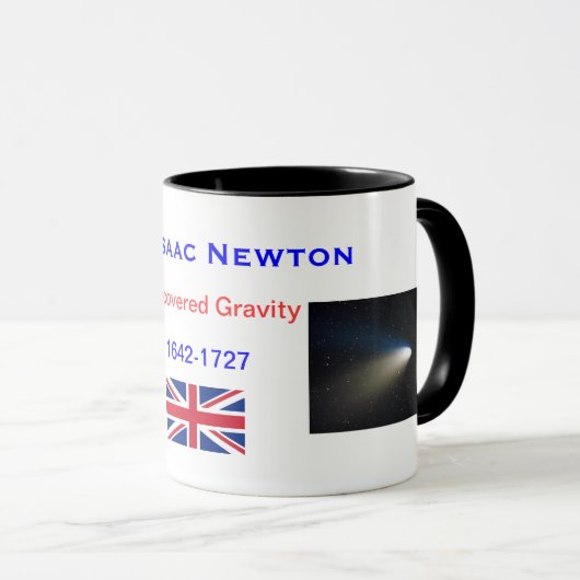 ISAAC NEWTON Tasse (VorderseiteRechts)