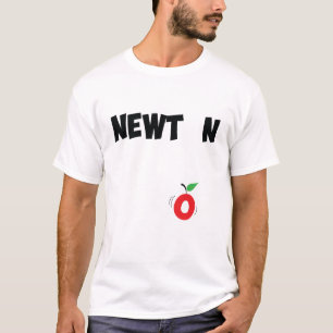 Isaac- Newtonschwerkraft-Text-Entwurf T-Shirt