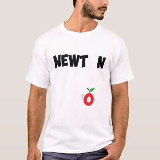 Isaac- Newtonschwerkraft-Text-Entwurf T-Shirt