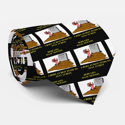 Isaac- Newtonwitz Krawatte (Gerollt)
