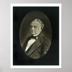 Isaac Pereire (1806-80), from 'Galerie Contemporai Poster