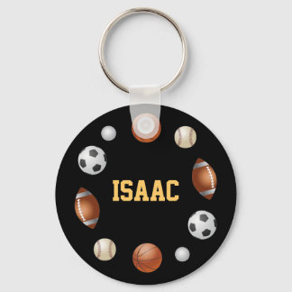 Isaac World of Sports Schlüsselanhänger - Black
