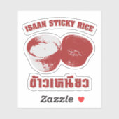 Isaan Sticky Rice [Khao Niao] Aufkleber (Blatt)