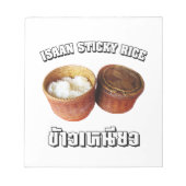 Isaan Sticky Rice [Khao Niao] Notizblock (Vorderseite)