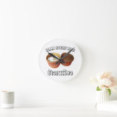 Isaan Sticky Rice [Khao Niao] Runde Wanduhr (Zuhause)