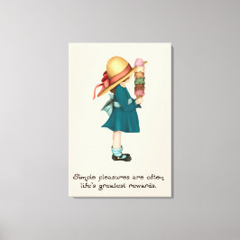 Isabel-Eiscreme Leinwanddruck