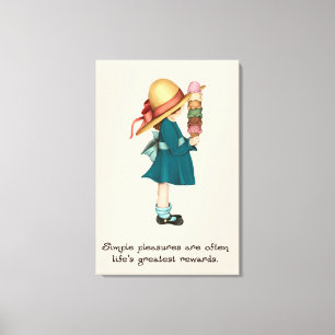 Isabel-Eiscreme Leinwanddruck