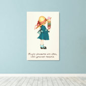 Isabel-Eiscreme Leinwanddruck (Insitu (Holzboden))