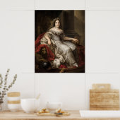 Isabel II von Spanien - Königin Poster (Küche)