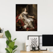 Isabel II von Spanien - Königin Poster (Heimbüro)