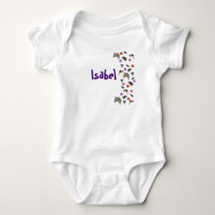 Isabel, Name mit australischer Wildtierart, Baby Strampler