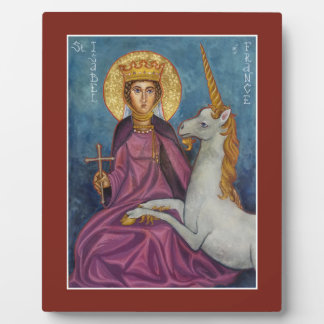 Isabel of France - Icon Plaque Fotoplatte