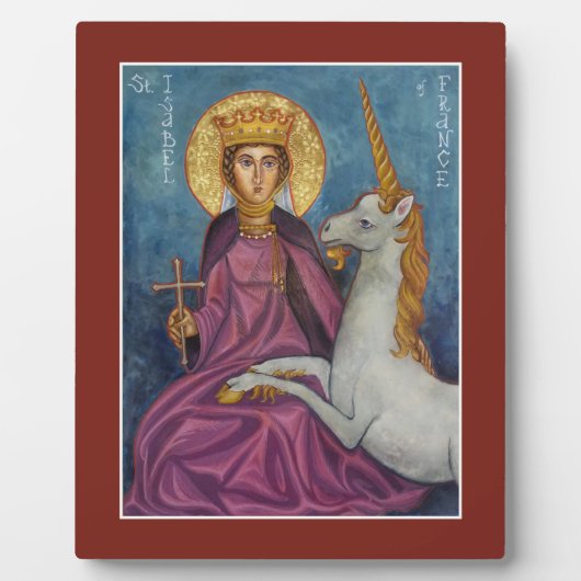 Isabel of France - Icon Plaque Fotoplatte (Vorderseite)
