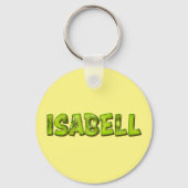 Isabell Name Kiwi Design Schlüsselanhänger (Vorderseite)