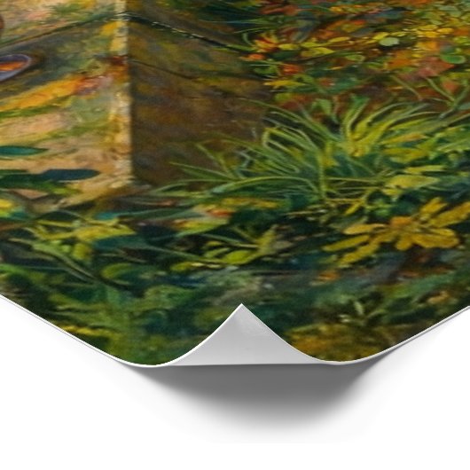 Isabella and the Pot of Basil by Waterhouse Poster (Ecke)