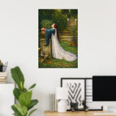 Isabella and the Pot of Basil by Waterhouse Poster (Heimbüro)